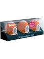 SATISFYER - 3 HUEVOS MASTURBADORES NAUGHTY, SAVAGE & CRUNCHY