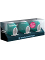SATISFYER - 3 HUEVOS MASTURBADORES NAUGHTY