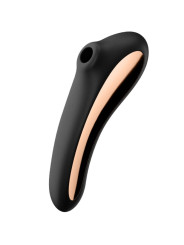 SATISFYER - DUAL KISS ESTIMULADOR CLITORIS NEGRO