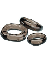 BAILE - COCK RINGS YVONNE SET 3 ANILLOS PENE