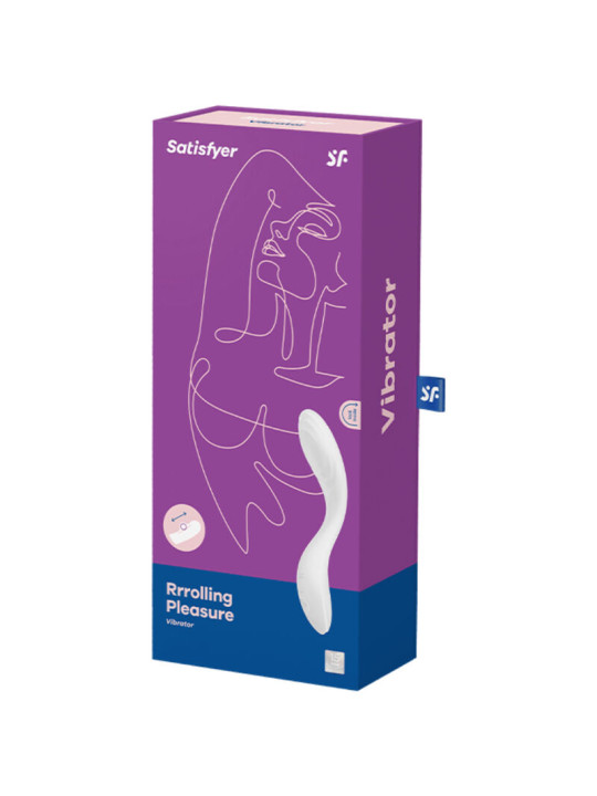SATISFYER - RRROLLING PLEASURE VIBRADOR PUNTO G BLANCO