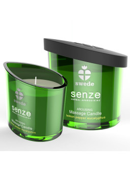 SWEDE - SENZE AROUSING VELA MASAJE - LIMÓN, PIMIENTA, EUCALIPTO