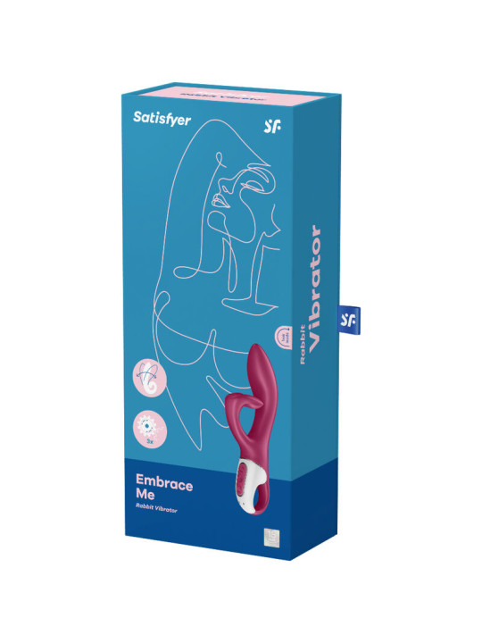 Satisfyer Embrace Me: vibrador conejito flexible doble motor