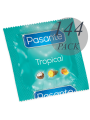 PASANTE - PRESERVATIVOS SABORES TROPICAL BOLSA 144 UNIDADES