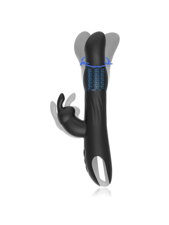 BRILLY GLAM - MOEBIUS RABBIT VIBRATOR & ROTATOR + MANDO CONTROL REMOTO WATCHME