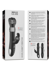 BRILLY GLAM - MOEBIUS RABBIT VIBRATOR & ROTATOR + MANDO CONTROL REMOTO WATCHME