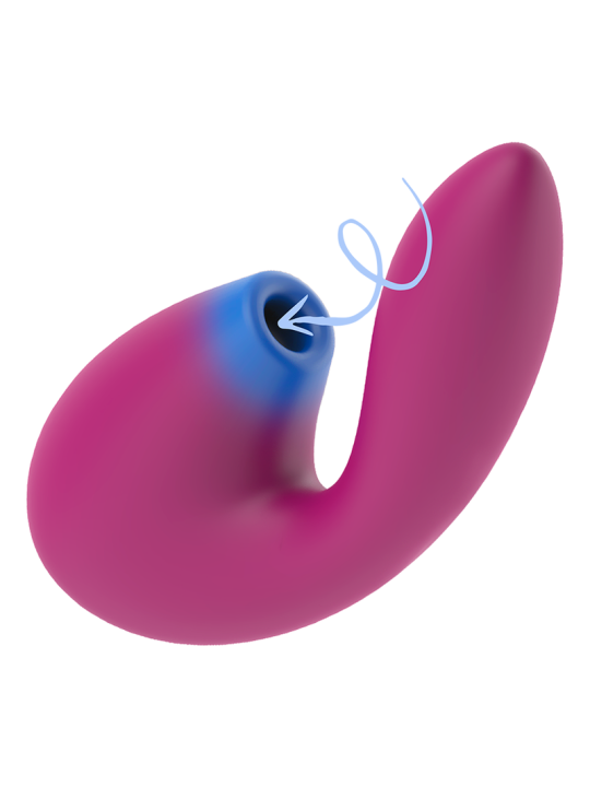 COVERME - CLITORAL SUCCIONADOR & VIBRADOR POTENTE G-SPOT RUSH