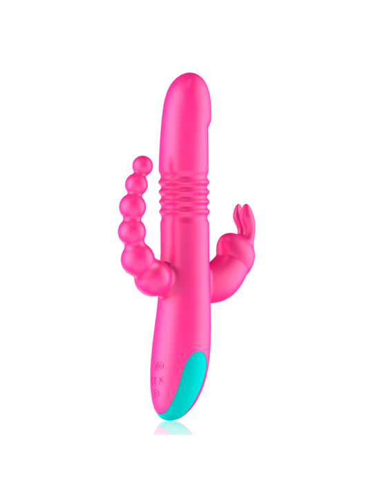 HAPPY LOKY - DONALD TRIPLE ESTIMULACIÓN: ANAL, PUNTO G & CLÍTORIS + MANDO CONTROL REMOTO WATCHME