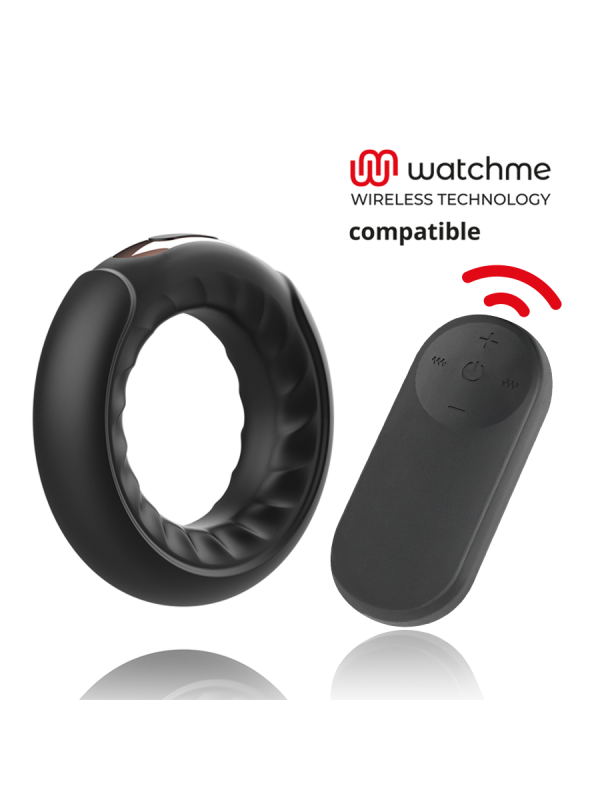 ANBIGUO - ADRIANO ANILLO VIBRADOR COMPATIBLE CON WATCHME WIRELESS TECHNOLOGY
