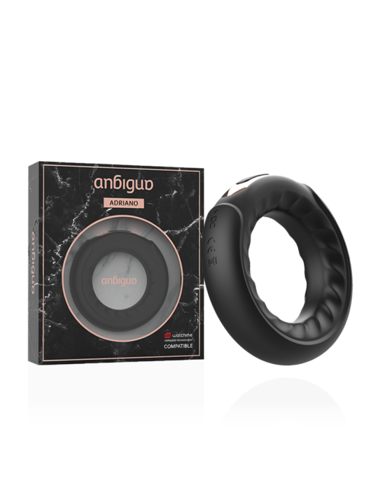 ANBIGUO - ADRIANO ANILLO VIBRADOR COMPATIBLE CON WATCHME WIRELESS TECHNOLOGY