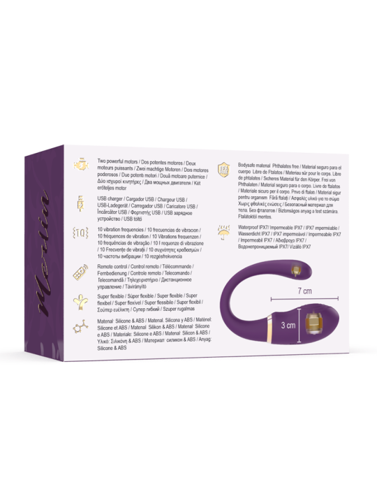 TREASURE - MERLIN DOUBLE COUPLE VIBRATOR CONTROL REMOTO