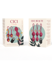 CICI BEAUTY - PREMIUM SILICONE 3 VIBRATING KEGEL BEADS REMOTE CONTROL
