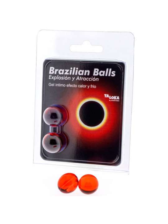 TALOKA - BRAZILIAN BALLS GEL EXCITANTE EFECTO CALOR Y FRÍO 2 BOLAS