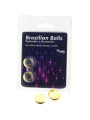 TALOKA - BRAZILIAN BALLS GEL EXCITANTE EFECTO VIBRACIÓN Y SHOCK 2 BOLAS