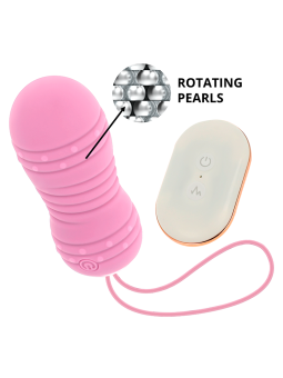 OHMAMA - HUEVO CONTROL REMOTO 7 MODOS ROTACION ROSA