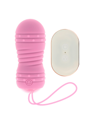 OHMAMA - HUEVO CONTROL REMOTO 7 MODOS ROTACION ROSA