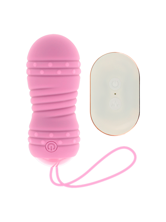 OHMAMA - HUEVO CONTROL REMOTO 7 MODOS ROTACION ROSA