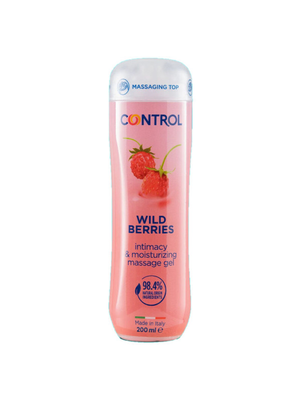CONTROL - GEL DE MASAJE 3 EN 1 WILD BERRIES 200 ML