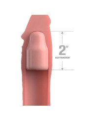 FANTASY X- TENSIONS - PIPEDREAMS EXTENSIÓN W STRAP 15,24 CM SKIN