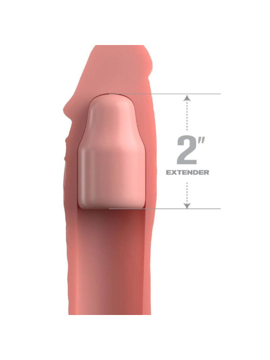 FANTASY X- TENSIONS - PIPEDREAMS EXTENSIÓN W STRAP 15,24 CM SKIN