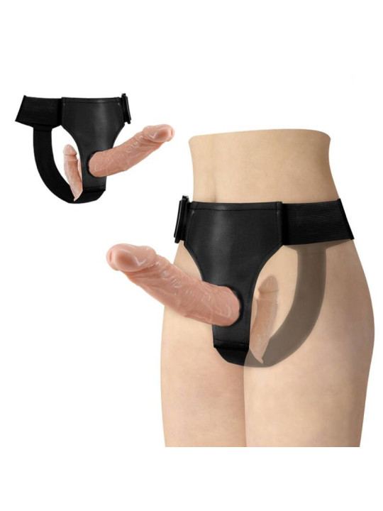 BAILE - ULTRA PASSIONATE HARNESS DOBLES DILDOS CON ARNÉS