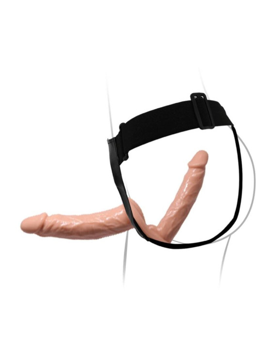 BAILE - ULTRA PASSIONATE HARNESS DOBLES DILDOS CON ARNÉS
