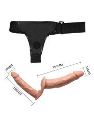 BAILE - ULTRA PASSIONATE HARNESS DOBLES DILDOS CON ARNÉS