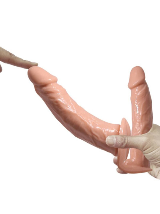 BAILE - ULTRA PASSIONATE HARNESS DOBLES DILDOS CON ARNÉS