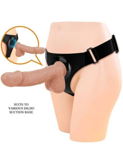 PRETTY LOVE - HARNESS BRIEFS ARNÉS UNIVERSAL CON DILDO JERRY 21.8 CM NATURAL