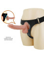 PRETTY LOVE - HARNESS BRIEFS ARNÉS UNIVERSAL CON DILDO KEVIN 19 CM NATURAL