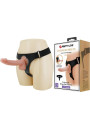 PRETTY LOVE - HARNESS BRIEFS ARNÉS UNIVERSAL CON DILDO KEVIN 19 CM NATURAL