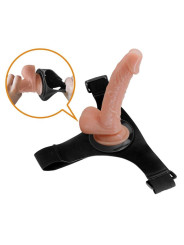 PRETTY LOVE - HARNESS BRIEFS ARNÉS UNIVERSAL CON DILDO KEVIN 19 CM NATURAL