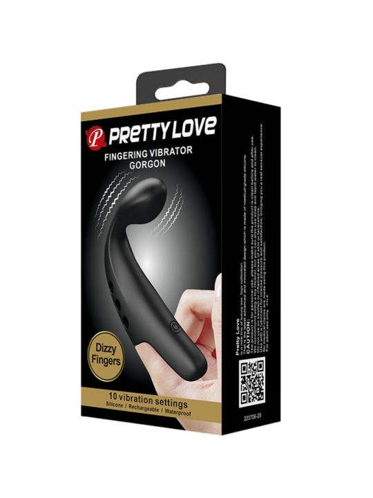 PRETTY LOVE - DEDAL VIBRADOR GORGON NEGRO