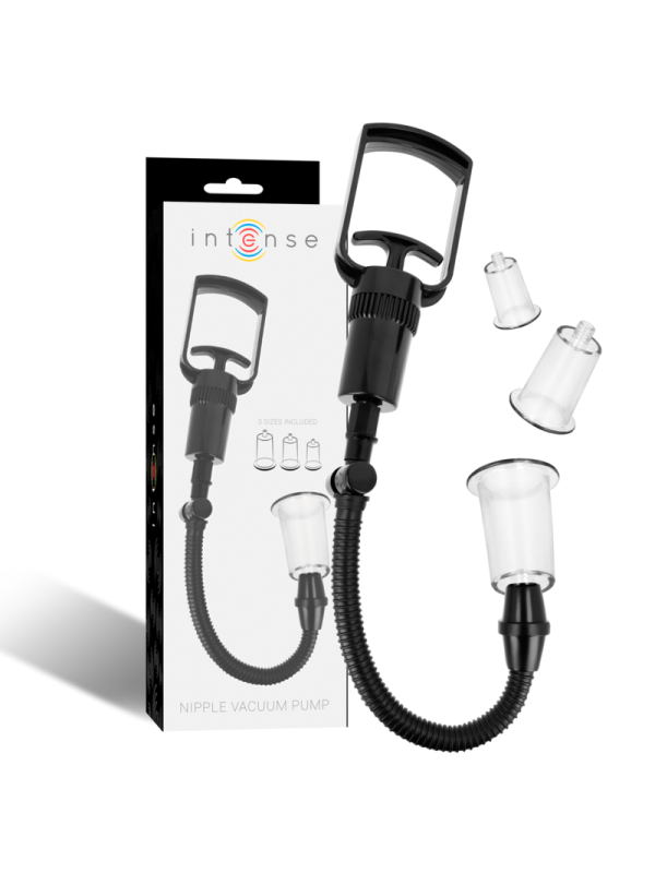 INTENSE - PUMP BOMBA PEZONES 3 COPAS INTERCAMBIABLES