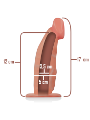 INTENSE - ARNÉS HUECO CON DILDO 18 X 3.5 CM