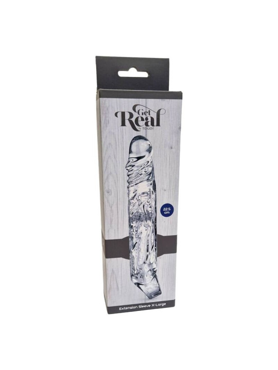 GET REAL - EXTENSIÓN EXTRALARGO 22,5 CM TRANSPARENTE