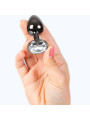 SECRETPLAY - GUNMETAL BUTT PLUG TALLA S 7 CM