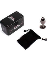 SECRETPLAY - GUNMETAL BUTT PLUG TALLA S 7 CM