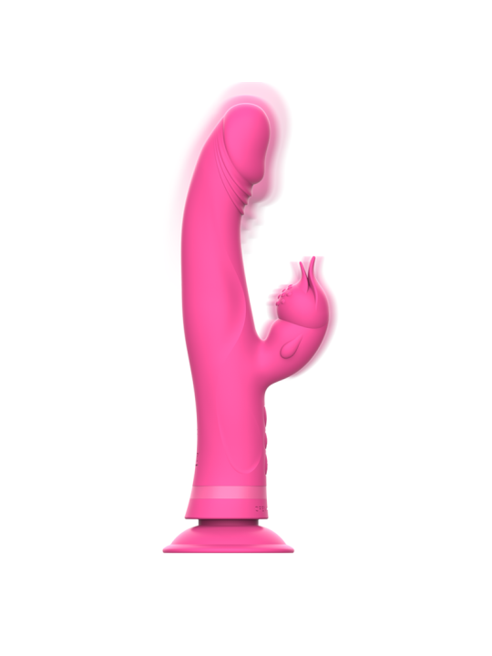 INTENSE - JULIO VIBRADOR RABBIT SILICONA ROSA