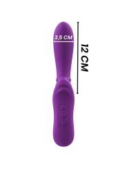 INTENSE - HARRY VIBRADOR FLEXIBLE CON LENGUA MORADO