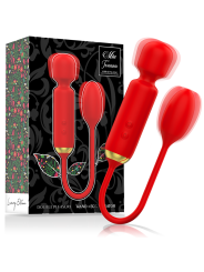 MIA - TOSCANA DOUBLE PLEASURE WAND + HUEVO VIBRADOR