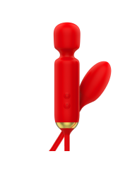 MIA - TOSCANA DOUBLE PLEASURE WAND + HUEVO VIBRADOR