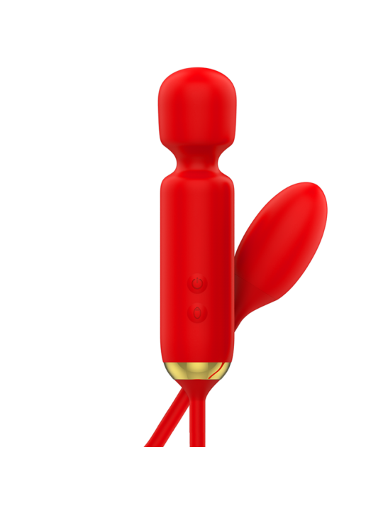 MIA - TOSCANA DOUBLE PLEASURE WAND + HUEVO VIBRADOR