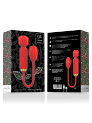MIA - TOSCANA DOUBLE PLEASURE WAND + HUEVO VIBRADOR