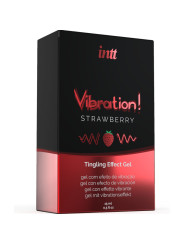 INTT - POTENTE ESTIMULANTE ÍNTIMO GEL VIBRADOR LIQUIDO FRESA 15 ML