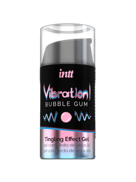 INTT - POTENTE ESTIMULANTE ÍNTIMO GEL VIBRADOR LIQUIDO CHICLE 15ML