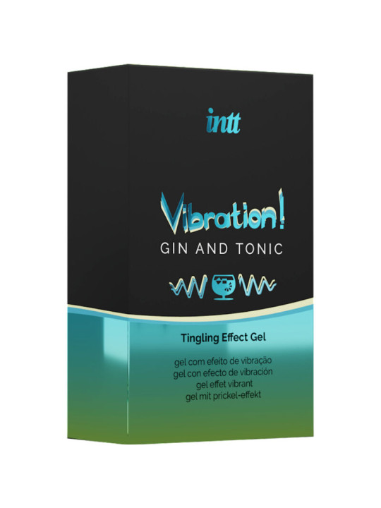 INTT - POTENTE ESTIMULANTE ÍNTIMO GEL VIBRADOR LIQUIDO GIN & TONIC 15ML