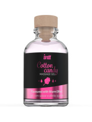 INTT MASSAGE & ORAL SEX - GEL DE MASAJE CON SABOR A ALGODÓN DE AZUCAR Y EFECTO CALOR