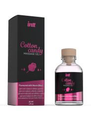INTT MASSAGE & ORAL SEX - GEL DE MASAJE CON SABOR A ALGODÓN DE AZUCAR Y EFECTO CALOR