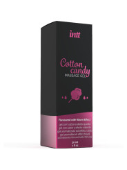 INTT MASSAGE & ORAL SEX - GEL DE MASAJE CON SABOR A ALGODÓN DE AZUCAR Y EFECTO CALOR